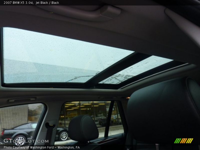 Jet Black / Black 2007 BMW X5 3.0si