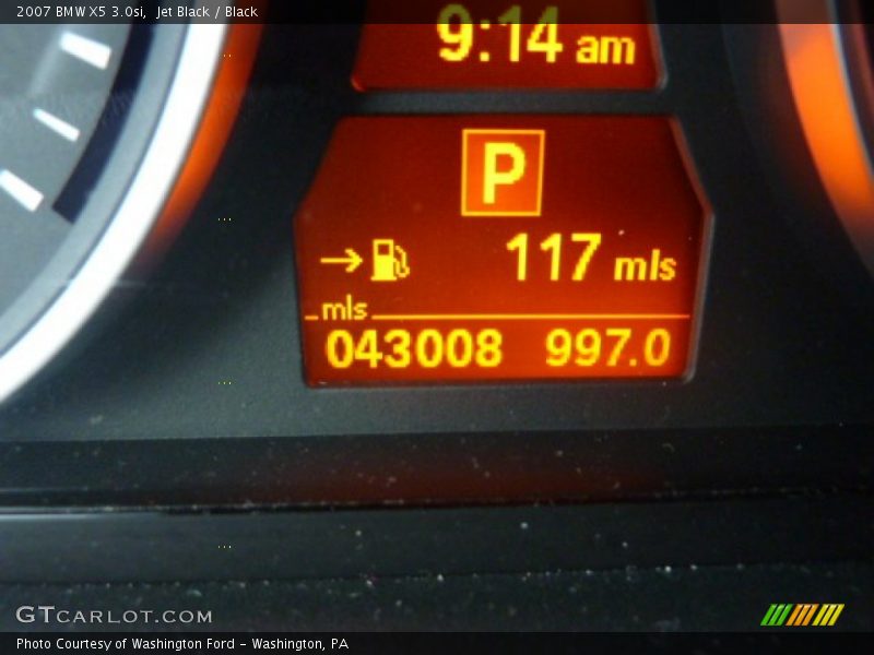Jet Black / Black 2007 BMW X5 3.0si