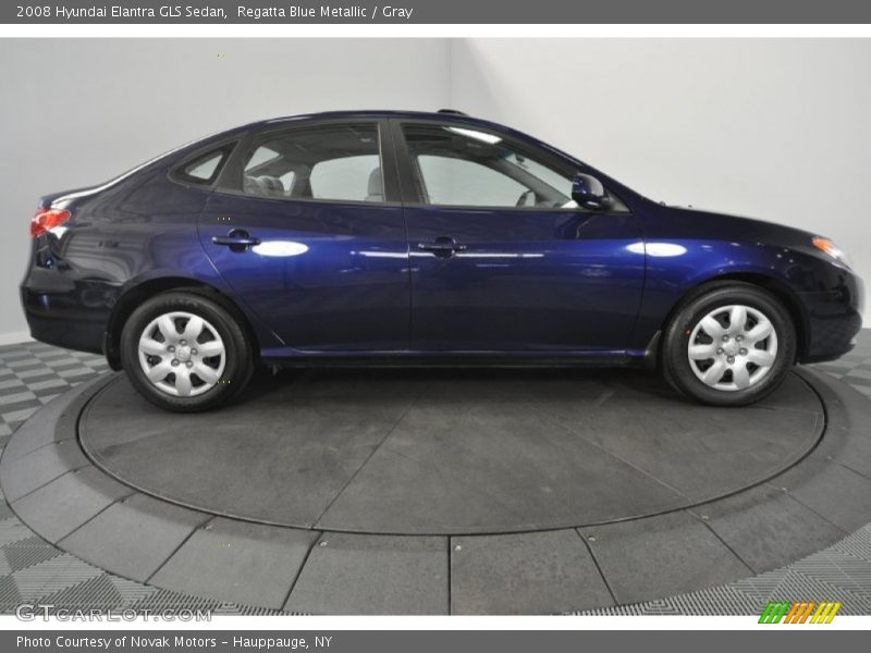 Regatta Blue Metallic / Gray 2008 Hyundai Elantra GLS Sedan