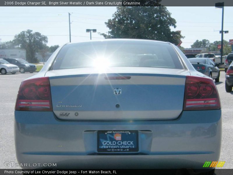Bright Silver Metallic / Dark Slate Gray/Light Graystone 2006 Dodge Charger SE