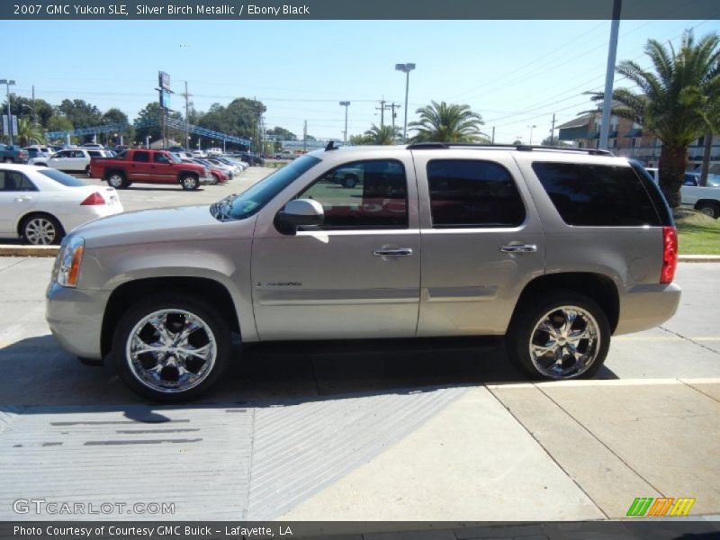 Silver Birch Metallic / Ebony Black 2007 GMC Yukon SLE