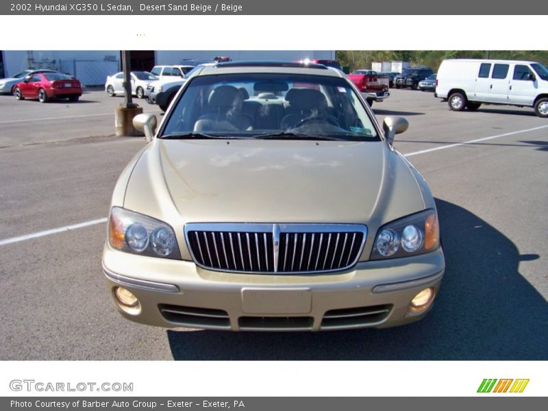 Desert Sand Beige / Beige 2002 Hyundai XG350 L Sedan