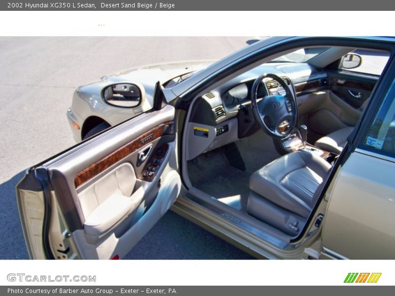  2002 XG350 L Sedan Beige Interior