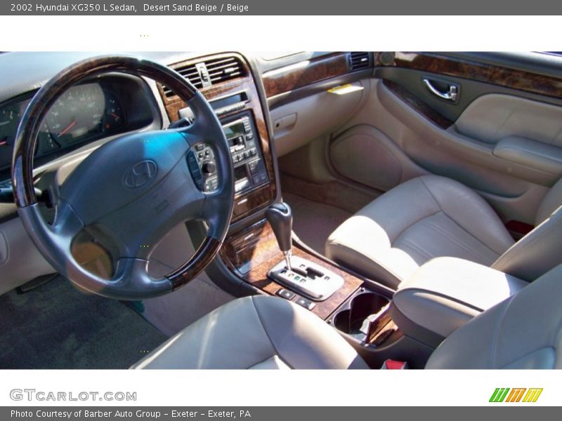  2002 XG350 L Sedan Beige Interior