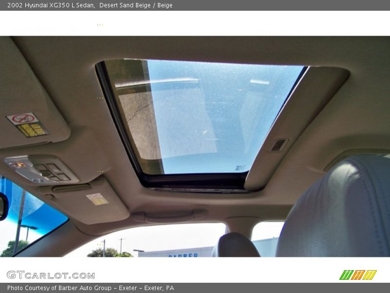 Desert Sand Beige / Beige 2002 Hyundai XG350 L Sedan