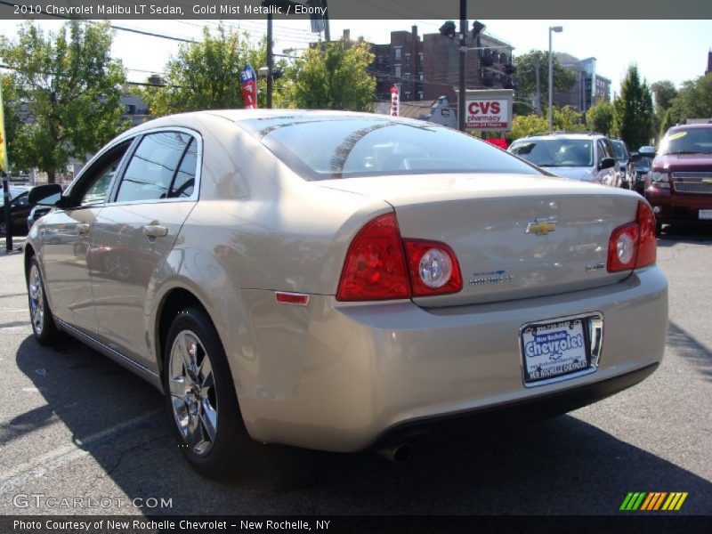 Gold Mist Metallic / Ebony 2010 Chevrolet Malibu LT Sedan