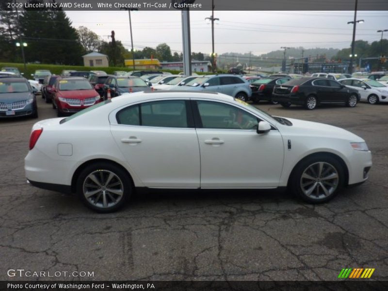 White Chocolate Tri-Coat / Cashmere 2009 Lincoln MKS AWD Sedan