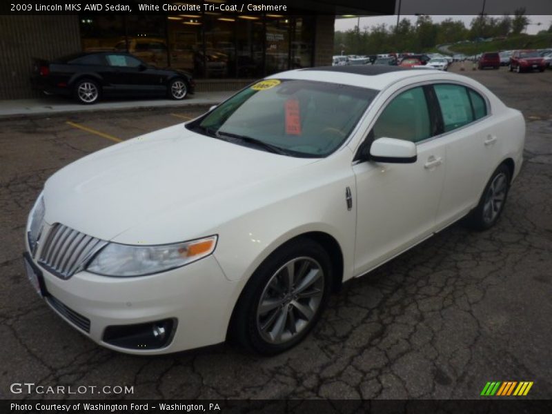 White Chocolate Tri-Coat / Cashmere 2009 Lincoln MKS AWD Sedan