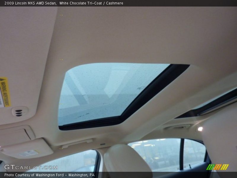 White Chocolate Tri-Coat / Cashmere 2009 Lincoln MKS AWD Sedan