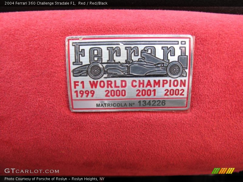  2004 360 Challenge Stradale F1 Logo