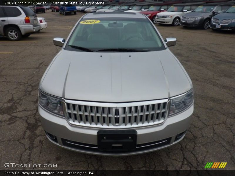 Silver Birch Metallic / Light Stone 2007 Lincoln MKZ Sedan