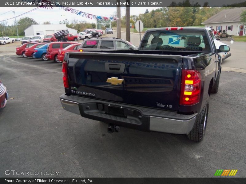 Imperial Blue Metallic / Dark Titanium 2011 Chevrolet Silverado 1500 Regular Cab 4x4