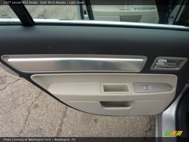 Silver Birch Metallic / Light Stone 2007 Lincoln MKZ Sedan