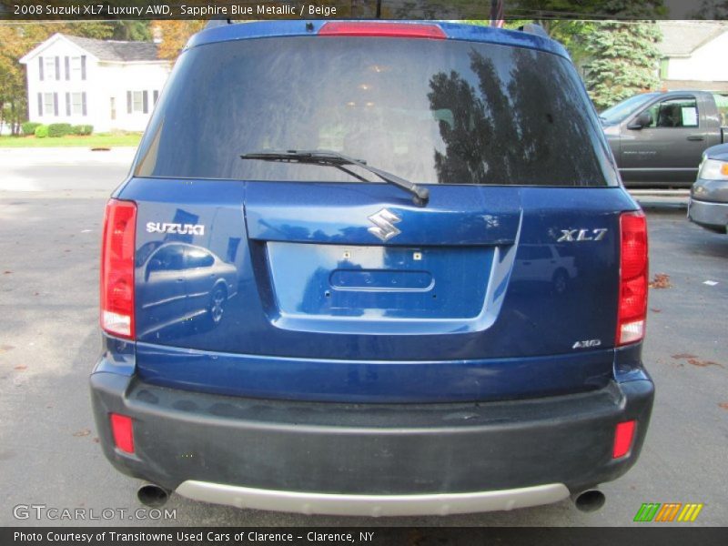 Sapphire Blue Metallic / Beige 2008 Suzuki XL7 Luxury AWD