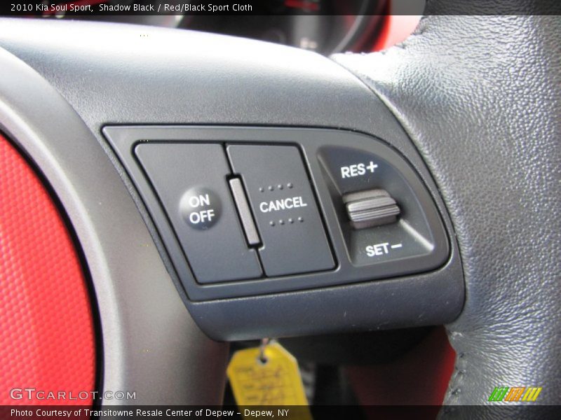 Shadow Black / Red/Black Sport Cloth 2010 Kia Soul Sport