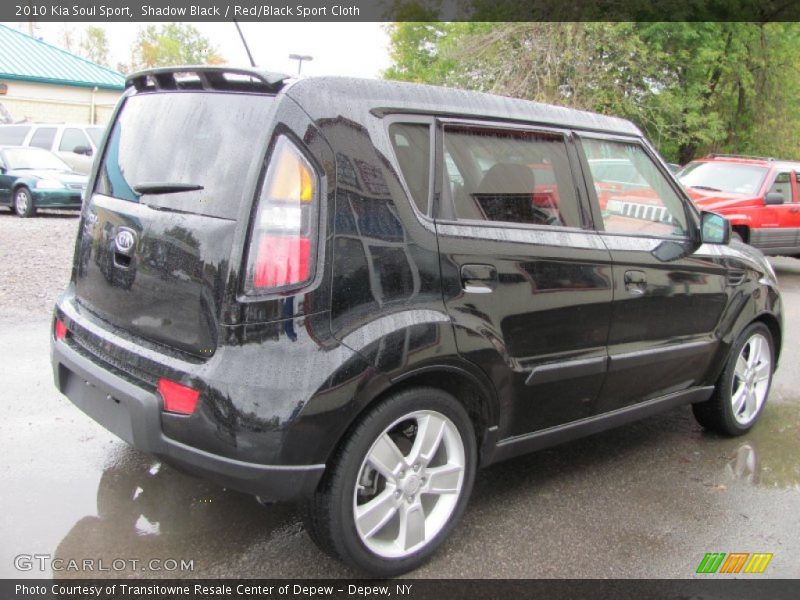 Shadow Black / Red/Black Sport Cloth 2010 Kia Soul Sport