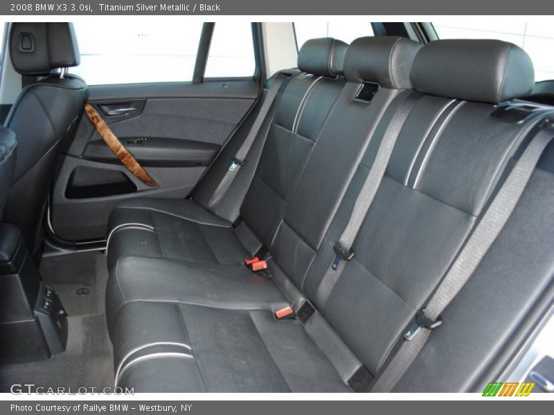 Titanium Silver Metallic / Black 2008 BMW X3 3.0si