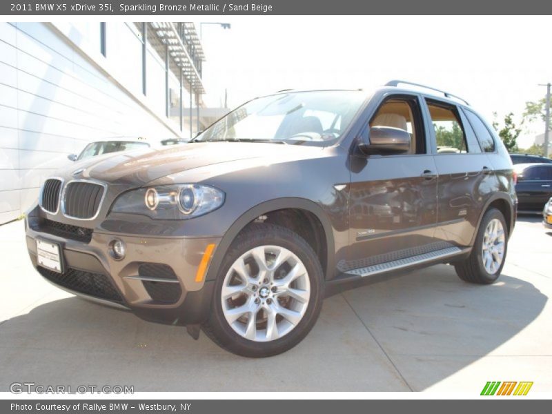 Sparkling Bronze Metallic / Sand Beige 2011 BMW X5 xDrive 35i