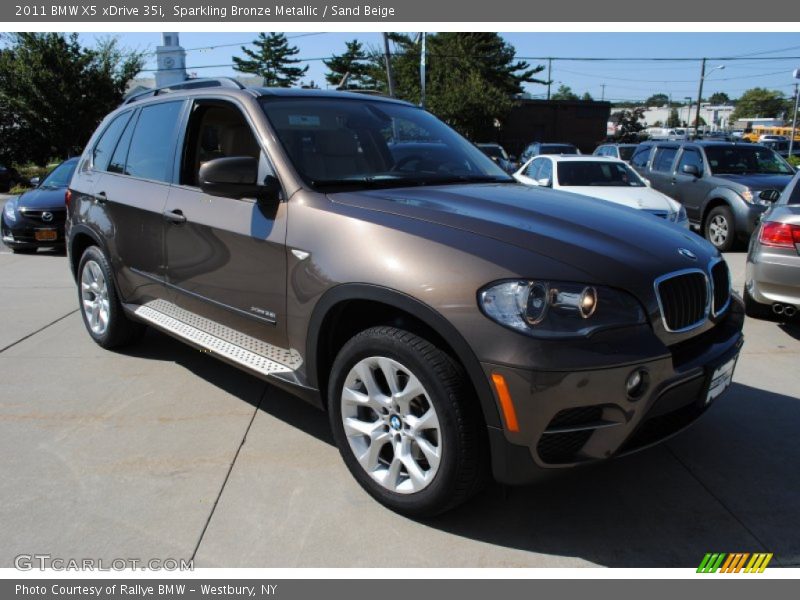 Sparkling Bronze Metallic / Sand Beige 2011 BMW X5 xDrive 35i