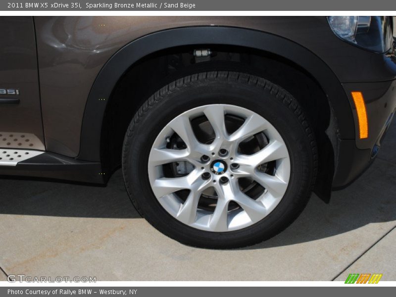 Sparkling Bronze Metallic / Sand Beige 2011 BMW X5 xDrive 35i