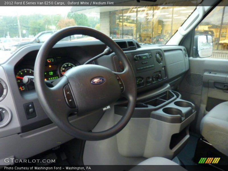 Dashboard of 2012 E Series Van E250 Cargo