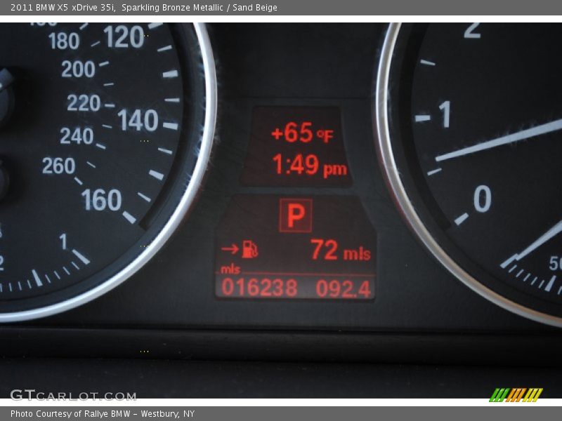 Sparkling Bronze Metallic / Sand Beige 2011 BMW X5 xDrive 35i