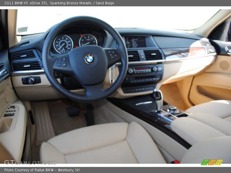 Sparkling Bronze Metallic / Sand Beige 2011 BMW X5 xDrive 35i