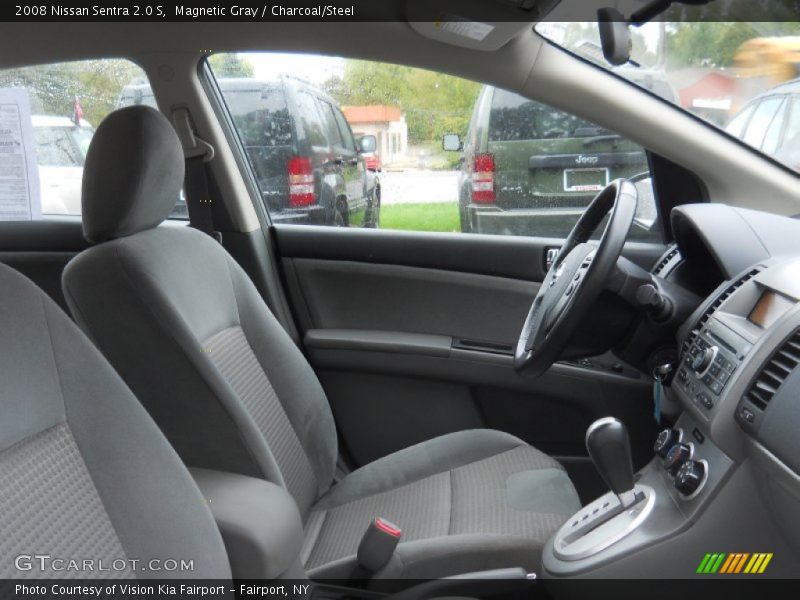 Magnetic Gray / Charcoal/Steel 2008 Nissan Sentra 2.0 S
