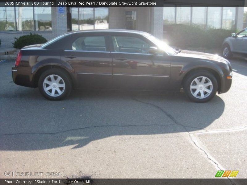 Deep Lava Red Pearl / Dark Slate Gray/Light Graystone 2005 Chrysler 300 Touring