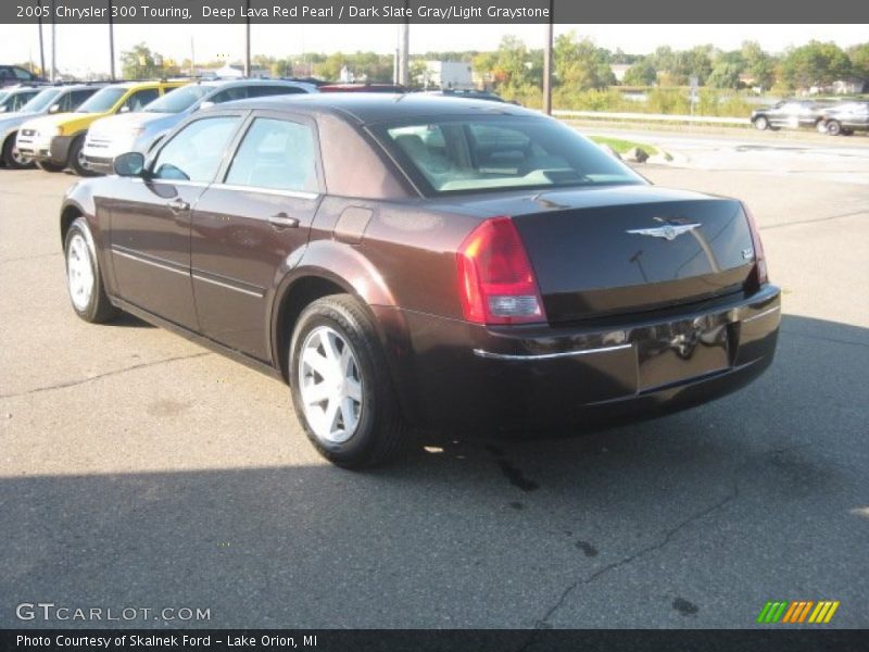 Deep Lava Red Pearl / Dark Slate Gray/Light Graystone 2005 Chrysler 300 Touring