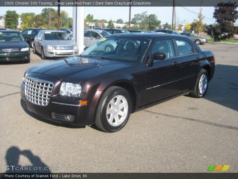 Deep Lava Red Pearl / Dark Slate Gray/Light Graystone 2005 Chrysler 300 Touring