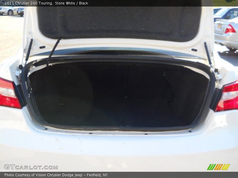 Stone White / Black 2011 Chrysler 200 Touring
