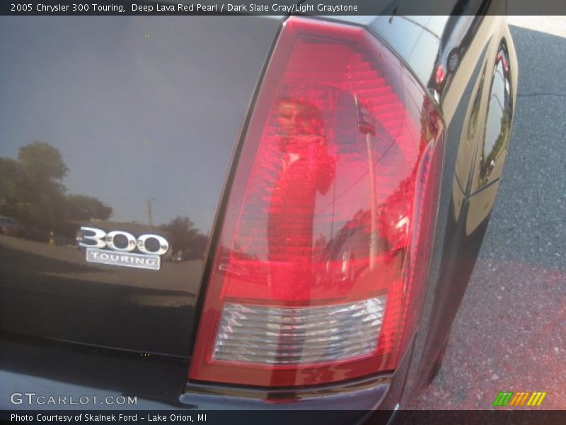Deep Lava Red Pearl / Dark Slate Gray/Light Graystone 2005 Chrysler 300 Touring