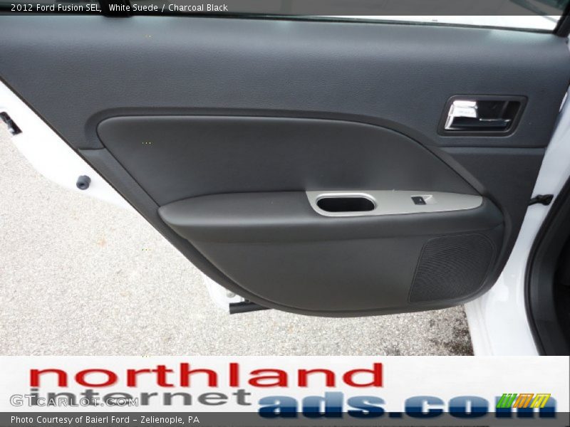 White Suede / Charcoal Black 2012 Ford Fusion SEL