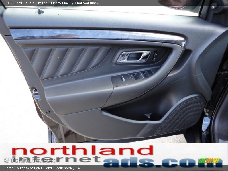 Ebony Black / Charcoal Black 2012 Ford Taurus Limited