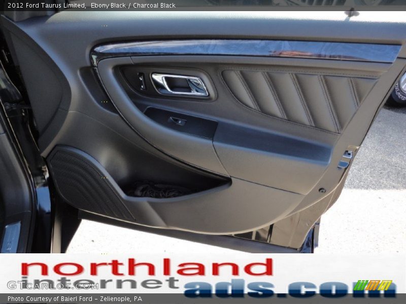 Ebony Black / Charcoal Black 2012 Ford Taurus Limited
