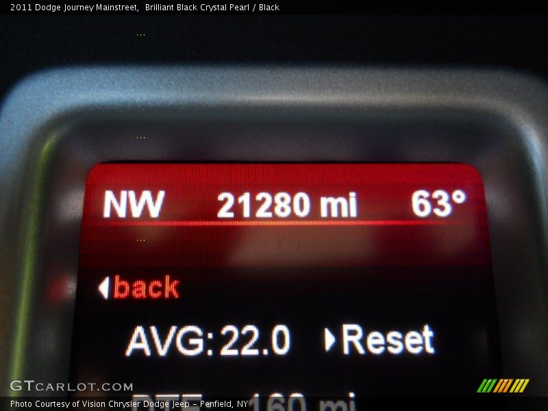 Brilliant Black Crystal Pearl / Black 2011 Dodge Journey Mainstreet