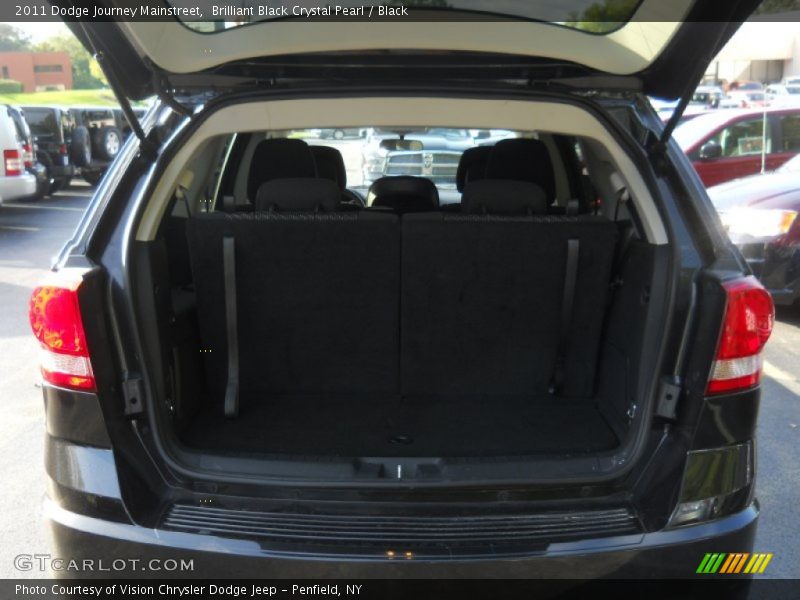 Brilliant Black Crystal Pearl / Black 2011 Dodge Journey Mainstreet