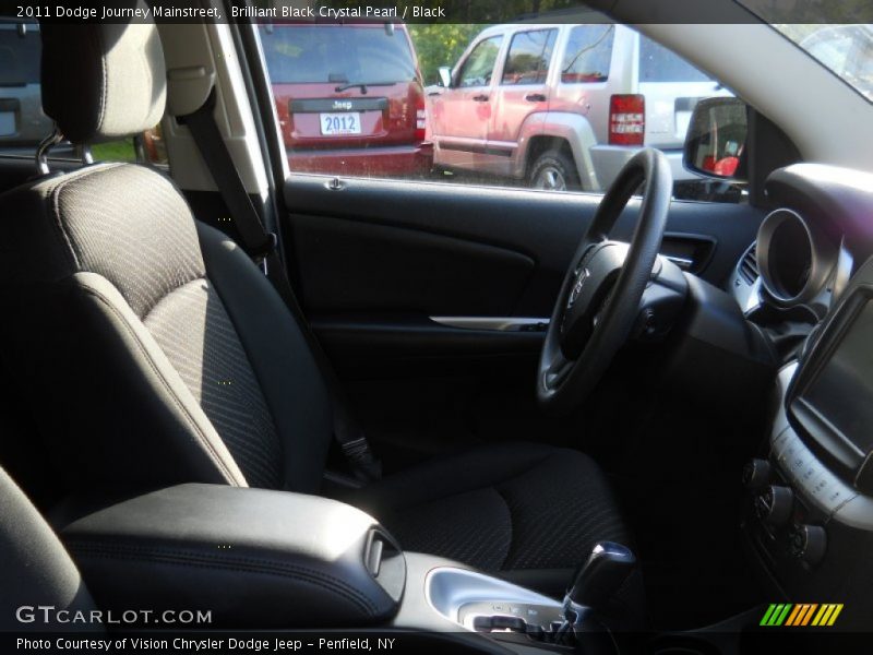 Brilliant Black Crystal Pearl / Black 2011 Dodge Journey Mainstreet