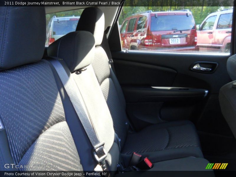 Brilliant Black Crystal Pearl / Black 2011 Dodge Journey Mainstreet