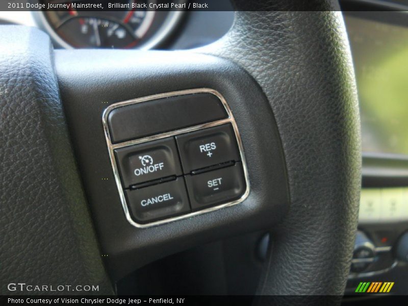 Brilliant Black Crystal Pearl / Black 2011 Dodge Journey Mainstreet