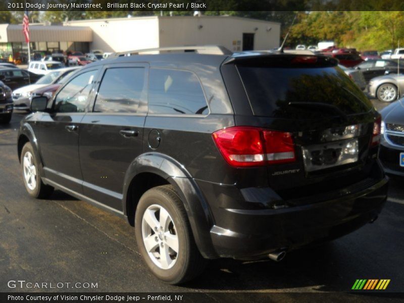 Brilliant Black Crystal Pearl / Black 2011 Dodge Journey Mainstreet
