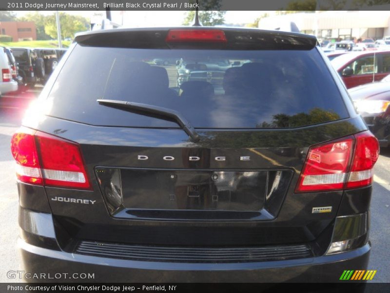 Brilliant Black Crystal Pearl / Black 2011 Dodge Journey Mainstreet