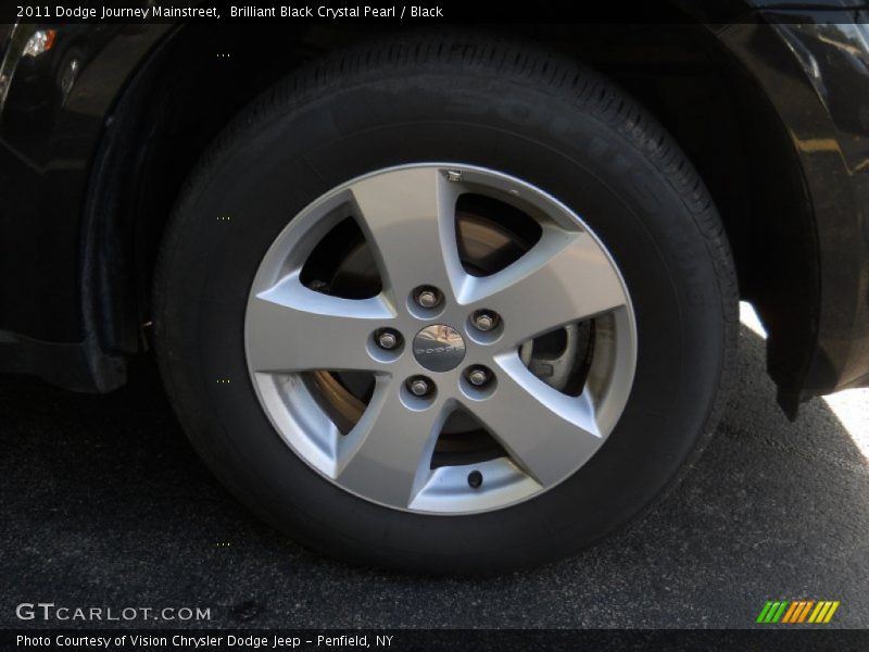 Brilliant Black Crystal Pearl / Black 2011 Dodge Journey Mainstreet