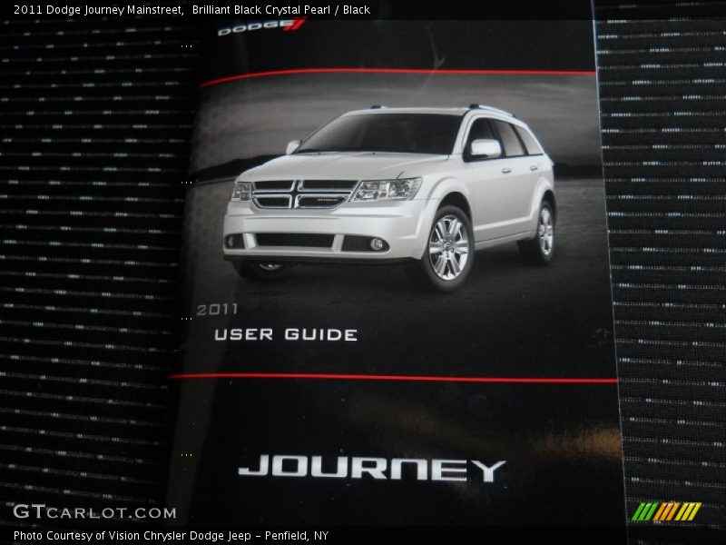 Brilliant Black Crystal Pearl / Black 2011 Dodge Journey Mainstreet
