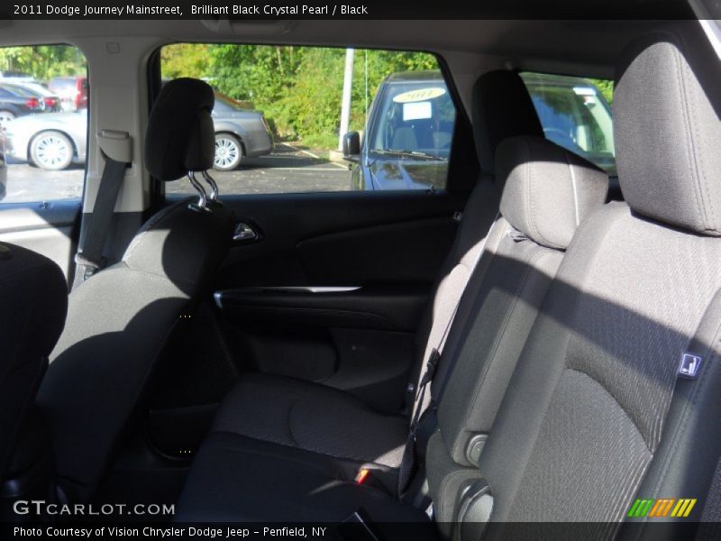 Brilliant Black Crystal Pearl / Black 2011 Dodge Journey Mainstreet
