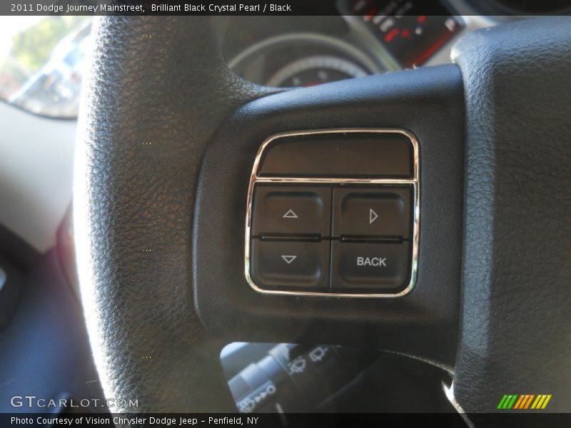 Brilliant Black Crystal Pearl / Black 2011 Dodge Journey Mainstreet