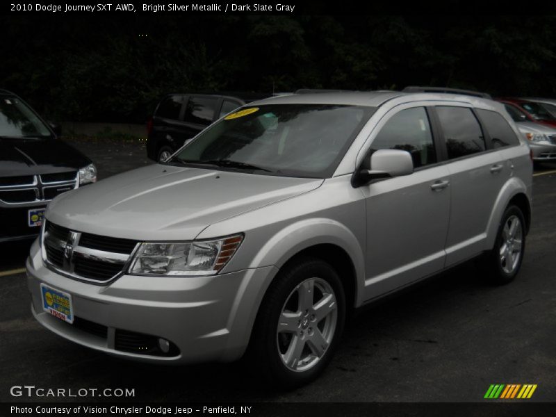 Bright Silver Metallic / Dark Slate Gray 2010 Dodge Journey SXT AWD