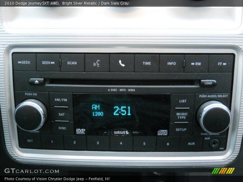 Bright Silver Metallic / Dark Slate Gray 2010 Dodge Journey SXT AWD