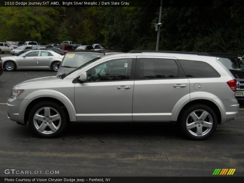 Bright Silver Metallic / Dark Slate Gray 2010 Dodge Journey SXT AWD